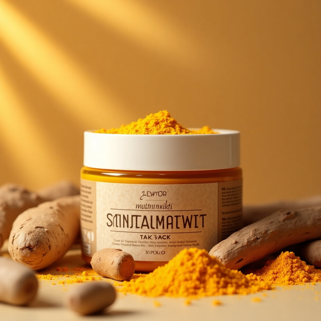 Multani Mitti, Sandalwood & Turmeric Powder - Herbal Face Pack